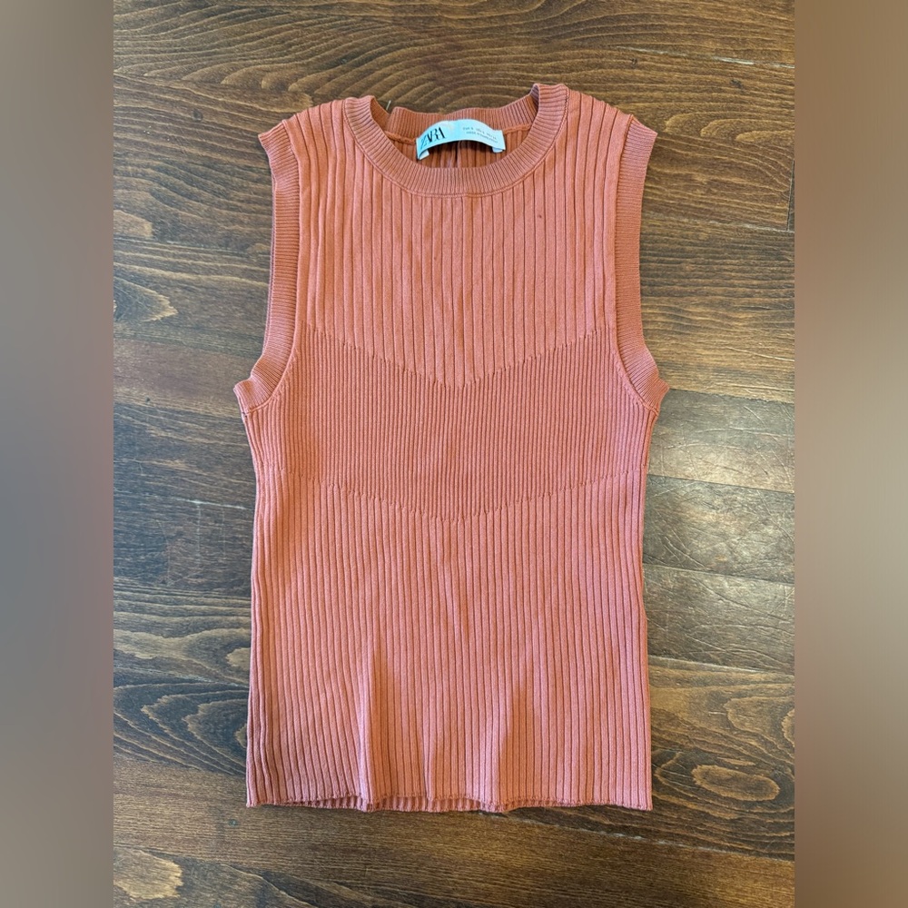 Zara Burnt Orange Tank top